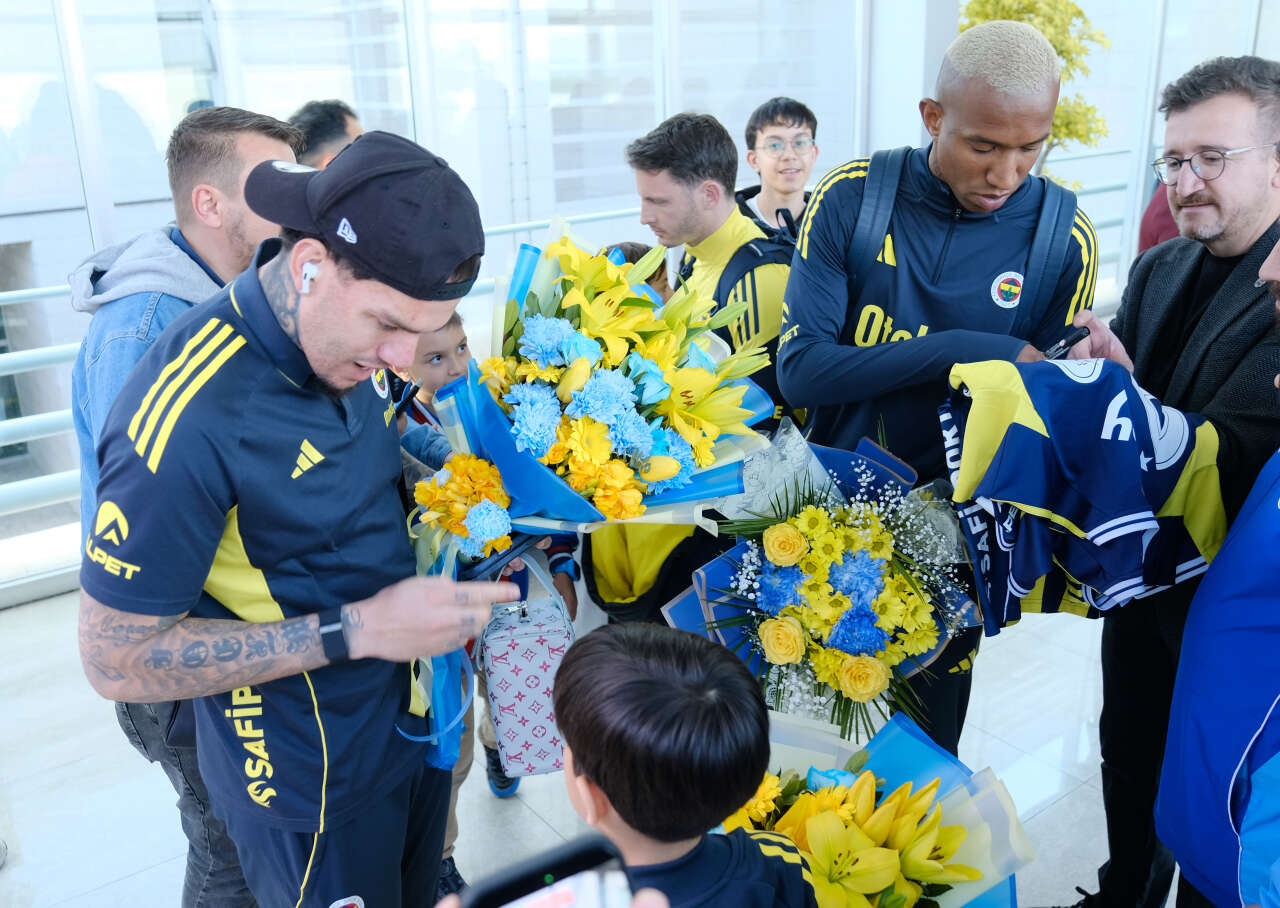 Fenerbahçe kafilesi Konya’da böyle karşılandı 1